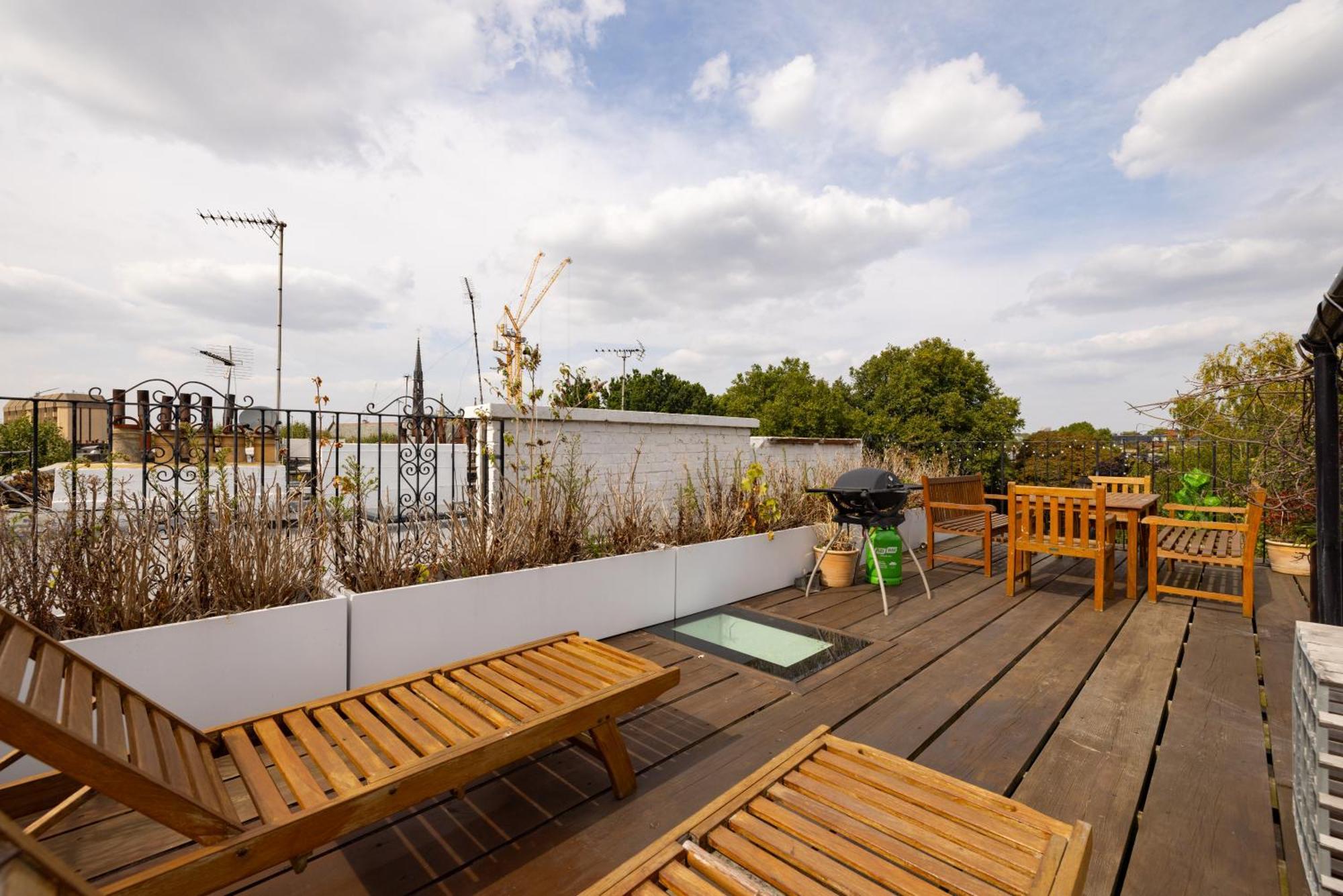 The Philbeach Gardens Place - Lovely 5Bdr Flat With Terrace London Luaran gambar